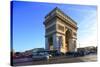 Arc de Triomphe, Paris, France, Europe-Hans-Peter Merten-Stretched Canvas