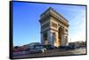 Arc de Triomphe, Paris, France, Europe-Hans-Peter Merten-Framed Stretched Canvas