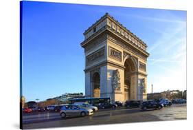 Arc de Triomphe, Paris, France, Europe-Hans-Peter Merten-Stretched Canvas