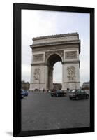 Arc de Triomphe Paris France Photo Art Print Poster-null-Framed Poster