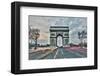 Arc De Triomphe Paris France-null-Framed Art Print