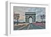 Arc De Triomphe Paris France-null-Framed Art Print