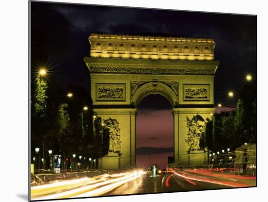 Arc De Triomphe, Paris, France-Lee Frost-Mounted Photographic Print