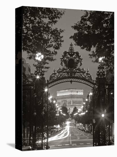 Arc de Triomphe, Paris, France-Peter Adams-Stretched Canvas