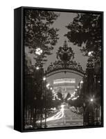 Arc de Triomphe, Paris, France-Peter Adams-Framed Stretched Canvas