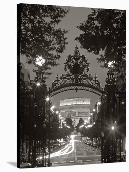 Arc de Triomphe, Paris, France-Peter Adams-Stretched Canvas