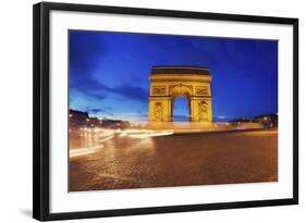 Arc de Triomphe, Paris, France-Sebastien Lory-Framed Photographic Print