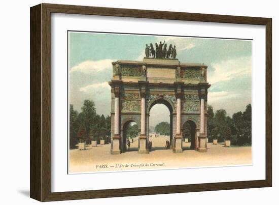 Arc de Triomphe, Paris, France-null-Framed Art Print
