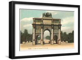 Arc de Triomphe, Paris, France-null-Framed Art Print