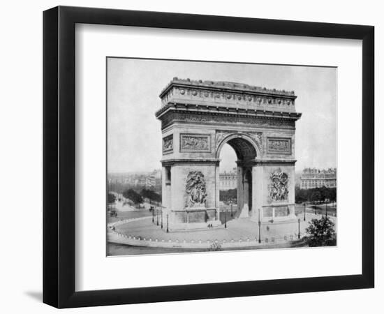 Arc De Triomphe, Paris, Late 19th Century-John L Stoddard-Framed Giclee Print