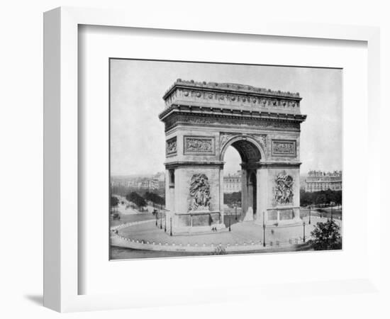 Arc De Triomphe, Paris, Late 19th Century-John L Stoddard-Framed Giclee Print