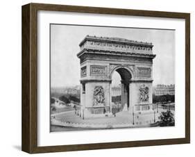 Arc De Triomphe, Paris, Late 19th Century-John L Stoddard-Framed Giclee Print