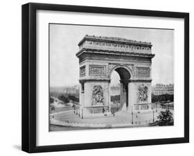 Arc De Triomphe, Paris, Late 19th Century-John L Stoddard-Framed Giclee Print