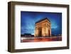 Arc De Triomphe Paris Sunset-null-Framed Art Print