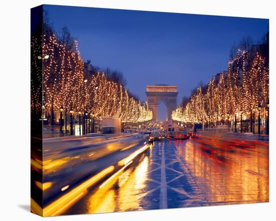 Arc de Triomphe, Paris-null-Stretched Canvas