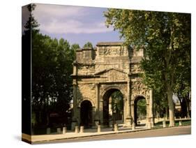 Arc De Triomphe, Unesco World Heritage Site, Orange, Vaucluse, Provence, France-Jean Brooks-Stretched Canvas