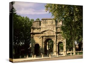Arc De Triomphe, Unesco World Heritage Site, Orange, Vaucluse, Provence, France-Jean Brooks-Stretched Canvas