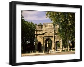 Arc De Triomphe, Unesco World Heritage Site, Orange, Vaucluse, Provence, France-Jean Brooks-Framed Photographic Print