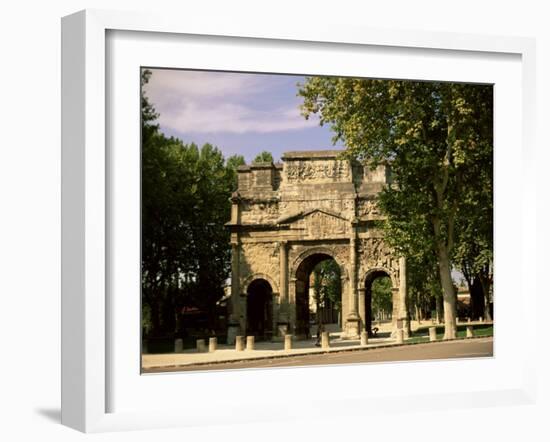 Arc De Triomphe, Unesco World Heritage Site, Orange, Vaucluse, Provence, France-Jean Brooks-Framed Photographic Print