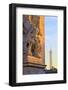 Arc De Triomphe with Eiffel Tower in the Background, Paris, France.-Neil Farrin-Framed Photographic Print