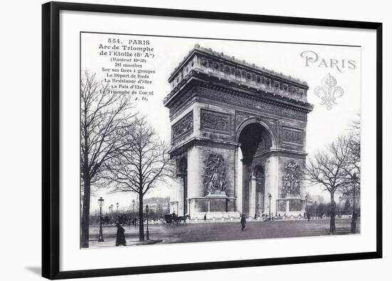 Arc de Triomphe-Stephanie Monahan-Framed Giclee Print