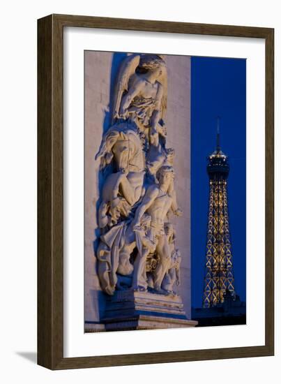 Arc de Triomphe-Charles Bowman-Framed Photographic Print