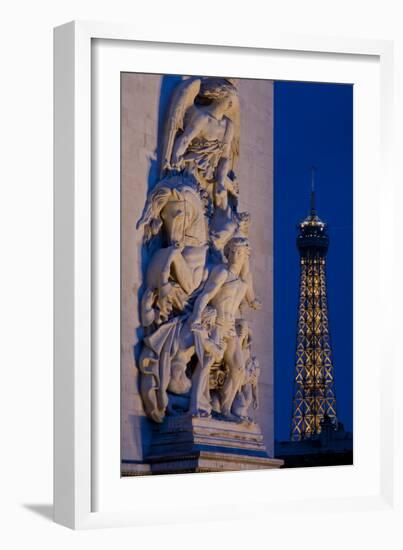 Arc de Triomphe-Charles Bowman-Framed Photographic Print