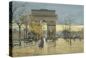 Arc De Triomphe-Eugene Galien-Laloue-Stretched Canvas