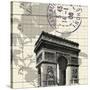 Arc De Triomphe-Z Studio-Stretched Canvas