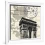 Arc De Triomphe-Z Studio-Framed Art Print