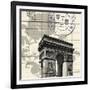 Arc De Triomphe-Z Studio-Framed Art Print