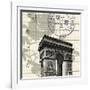 Arc De Triomphe-Z Studio-Framed Art Print