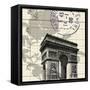 Arc De Triomphe-Z Studio-Framed Stretched Canvas