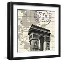 Arc De Triomphe-Z Studio-Framed Art Print