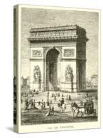 Arc De Triomphe-null-Stretched Canvas