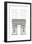 Arc De Triumph-Cristian Mielu-Framed Art Print