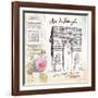 Arc De Truimphe Sketchbook-Angela Staehling-Framed Art Print