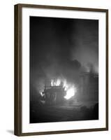 Arc Furnace in a Steelworks, Sheffield, South Yorkshire, 1964-Michael Walters-Framed Photographic Print