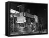 Arc Furnace in Operation, Sheffield, South Yorkshire, 1964-Michael Walters-Framed Stretched Canvas