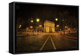 Arc Night-Sebastien Lory-Framed Stretched Canvas