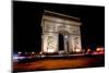 Arc Triomphe at night-Guilherme Pontes-Mounted Photographic Print
