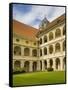 Arcade Court of the Abbey Seckau, Styria, Austria-Rainer Mirau-Framed Stretched Canvas