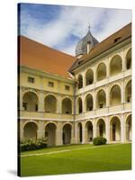 Arcade Court of the Abbey Seckau, Styria, Austria-Rainer Mirau-Stretched Canvas