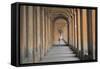 Arcade of a Building, Portico San Luca, Bologna, Emilia-Romagna, Italy-null-Framed Stretched Canvas