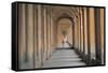 Arcade of a Building, Portico San Luca, Bologna, Emilia-Romagna, Italy-null-Framed Stretched Canvas