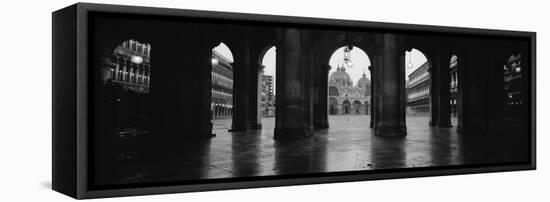 Arcade of a Building, St. Mark's Square, Venice, Italy-null-Framed Stretched Canvas