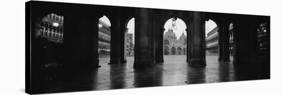 Arcade of a Building, St. Mark's Square, Venice, Italy-null-Stretched Canvas