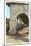 Arcade of San Fernando Mission, California-null-Mounted Art Print