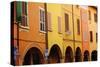 Arcade on the Via Mascarella in the Old City, Bologna, Emilia-Romagna, Italy, Europe-Bruno Morandi-Stretched Canvas