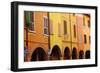 Arcade on the Via Mascarella in the Old City, Bologna, Emilia-Romagna, Italy, Europe-Bruno Morandi-Framed Photographic Print